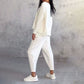 ✨️Ensemble 2 pièces haut à manches longues et pantalon à col rond