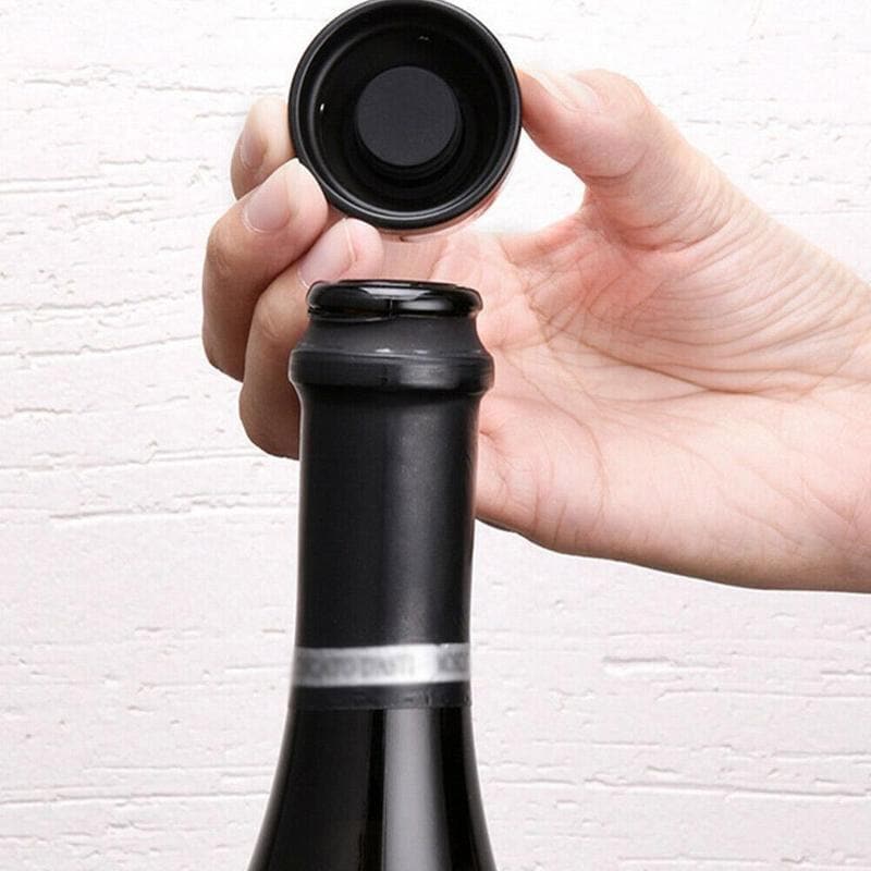 🍷 -50% ! 🔒 Bouchons Ét anches en Silicone pour Vin, Bière et Champagne – ABS + Silicone Alimentaire – Conservation Hermétique & Réutilisable pour Toutes Bouteilles 🍾