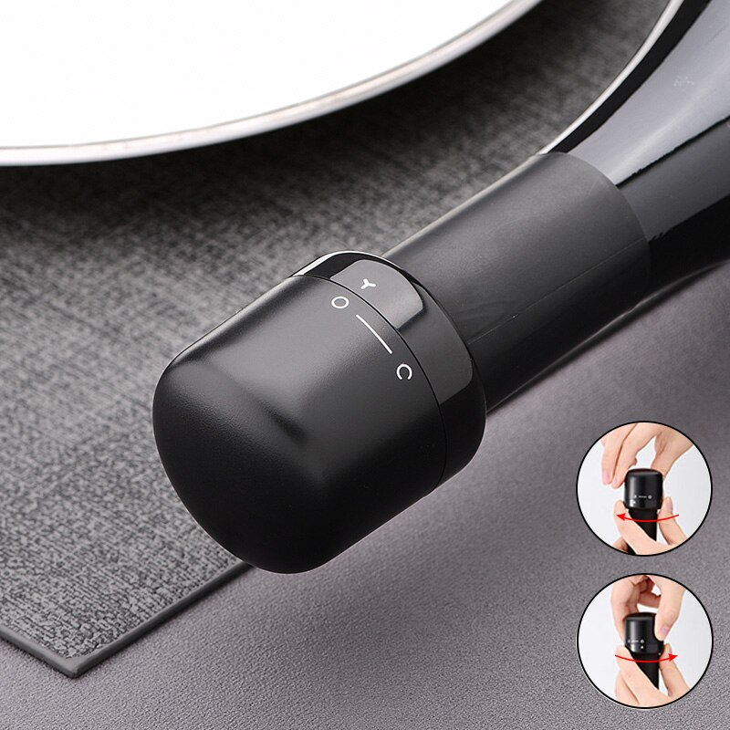 🍷 -50% ! 🔒 Bouchons Ét anches en Silicone pour Vin, Bière et Champagne – ABS + Silicone Alimentaire – Conservation Hermétique & Réutilisable pour Toutes Bouteilles 🍾