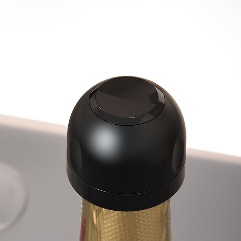 🍷 Bouchons Étanches en Silicone pour Vin, Bière & Champagne — ABS + Silicone Alimentaire, Fermeture Rotative, Conservation Hermétique, Réutilisables ✨