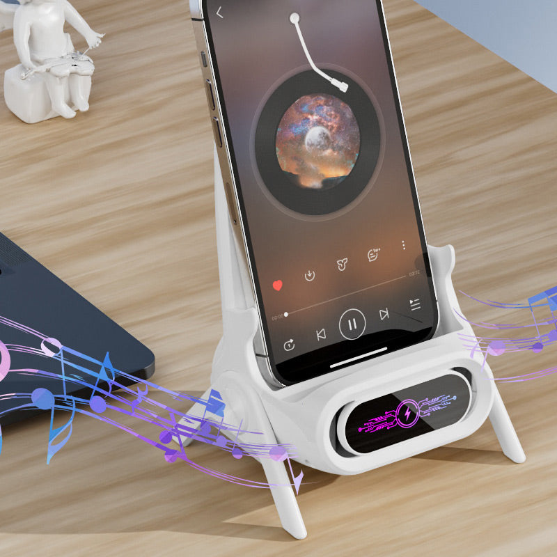 💥Vente limitée avec 50% de réduction📱Support de téléphone multifonctionnel avec chargeur sans fil rapide