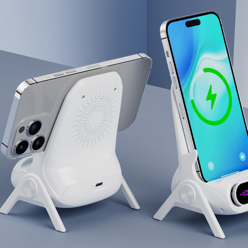 💥Vente limitée avec 50% de réduction📱Support de téléphone multifonctionnel avec chargeur sans fil rapide