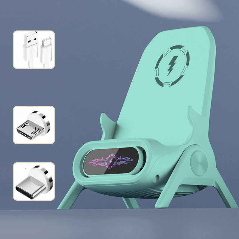 💥Vente limitée avec 50% de réduction📱Support de téléphone multifonctionnel avec chargeur sans fil rapide