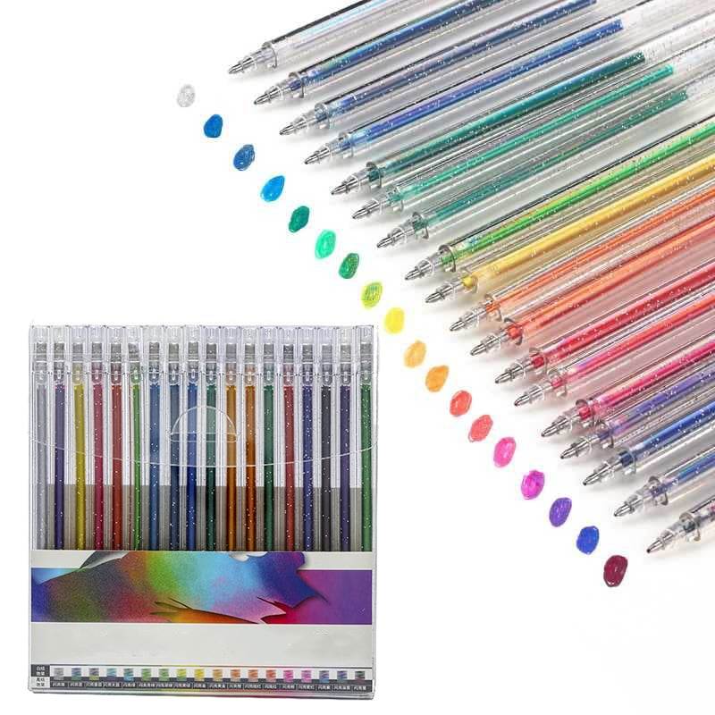 💥 Dernier jour ! Offre spéciale 🎁 Lot de stylos gel pailletés – Écriture fluide 🎨