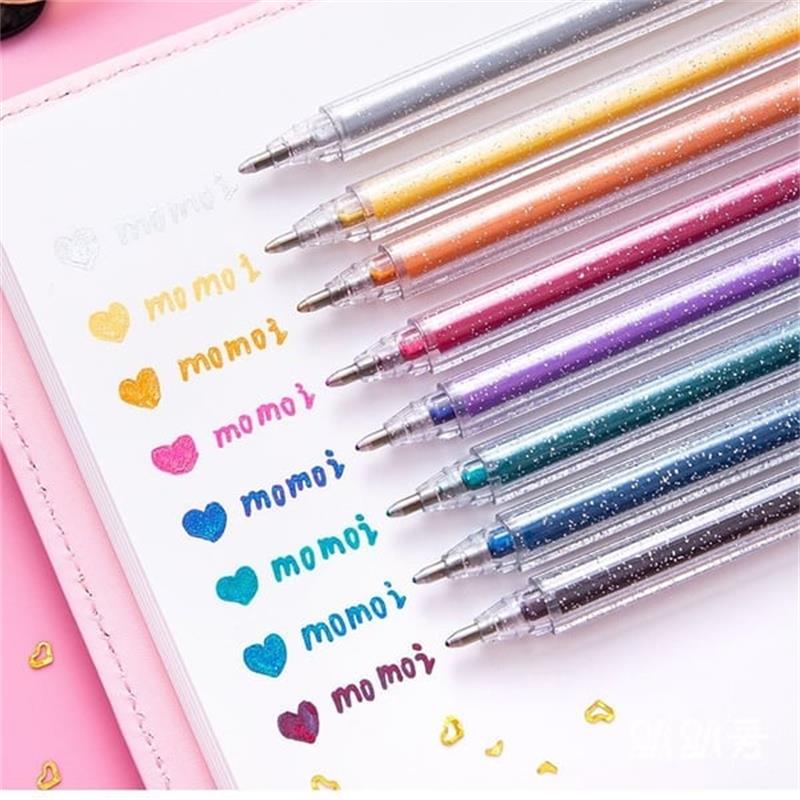 💥 Dernier jour ! Offre spéciale 🎁 Lot de stylos gel pailletés – Écriture fluide 🎨