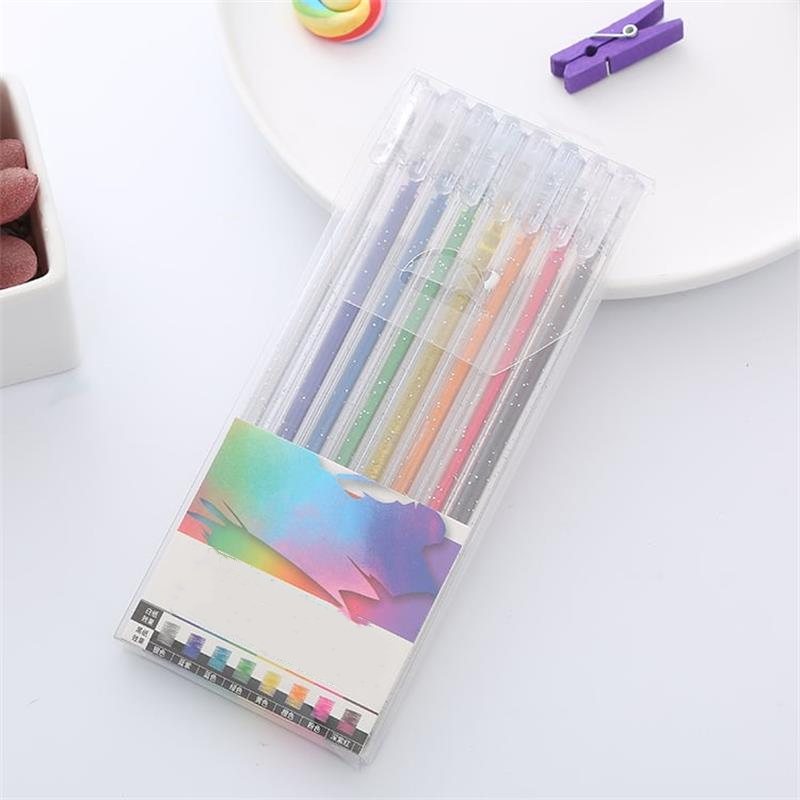 💥 Dernier jour ! Offre spéciale 🎁 Lot de stylos gel pailletés – Écriture fluide 🎨