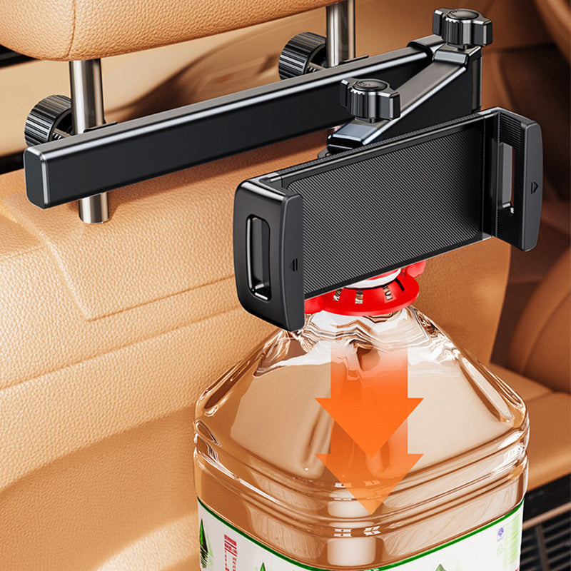 🚗50% DE RÉDUCTION📱Support de Tablette pour Appuie-Tête de Voiture – Rotation 360°, Triple Axe & Compatible 4,7–12,9"🎬