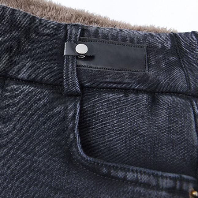 👖 50% DE RÉDUCTION! ✨ JEAN SKINNY CHAUD - Taille Haute & Tissu Stretch, Confort Optimal pour l'Hiver, Style Tendance pour Quotidien et Sorties ❄️💃