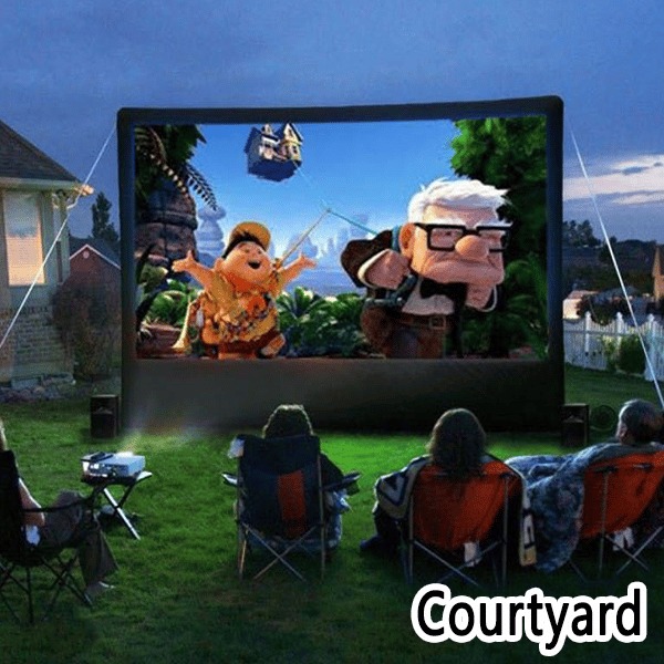 🔥 50% DE RÉDUCTION ! ✨ Écran Projection Portable Extérieur - Pliable et Réglable, Qualité 4K, Soirée Cinéma en Plein Air 🎬🌌
