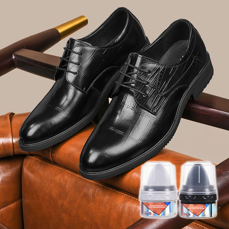 ⏰12 dernières heures : Grande vente🔥Crème Universelle Incolore pour Chaussures avec Éponge