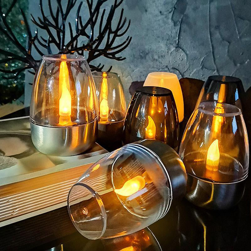 ✨Solar Power Bougies chauffe-plat d'extérieur sans flamme scintillantes