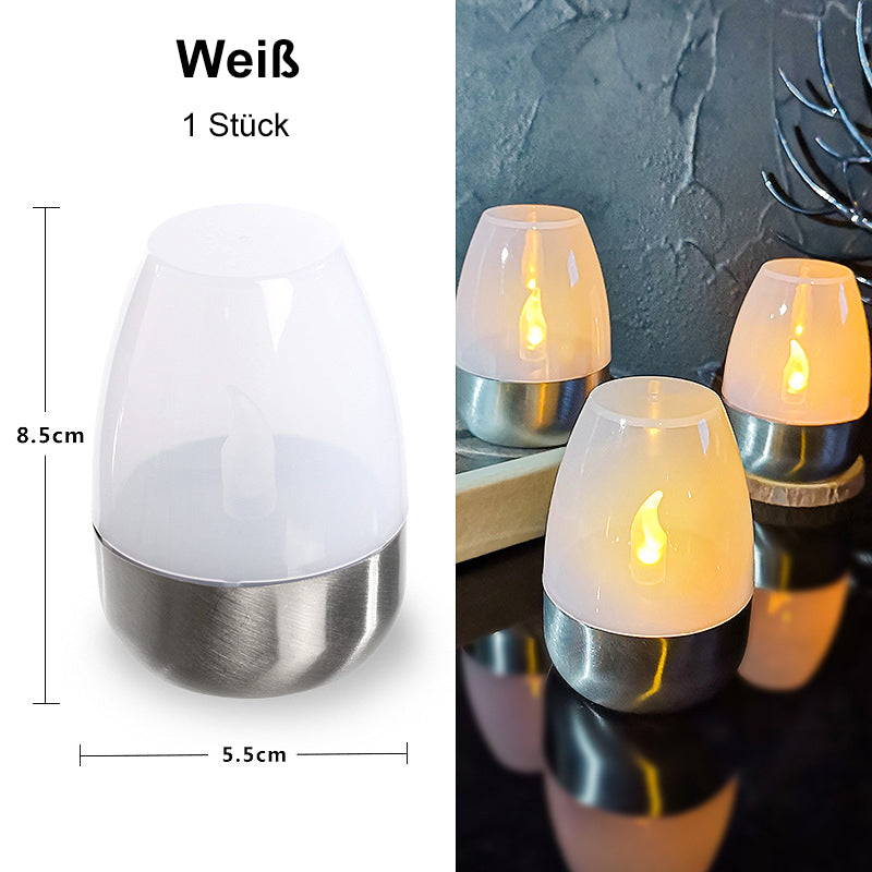 ✨Solar Power Bougies chauffe-plat d'extérieur sans flamme scintillantes