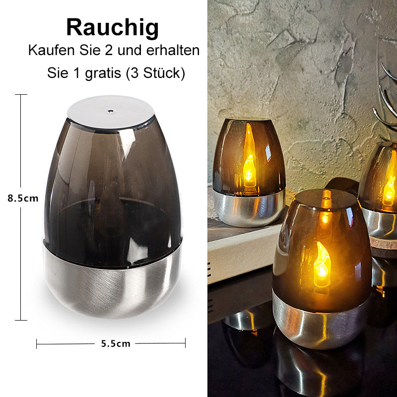 ✨Solar Power Bougies chauffe-plat d'extérieur sans flamme scintillantes