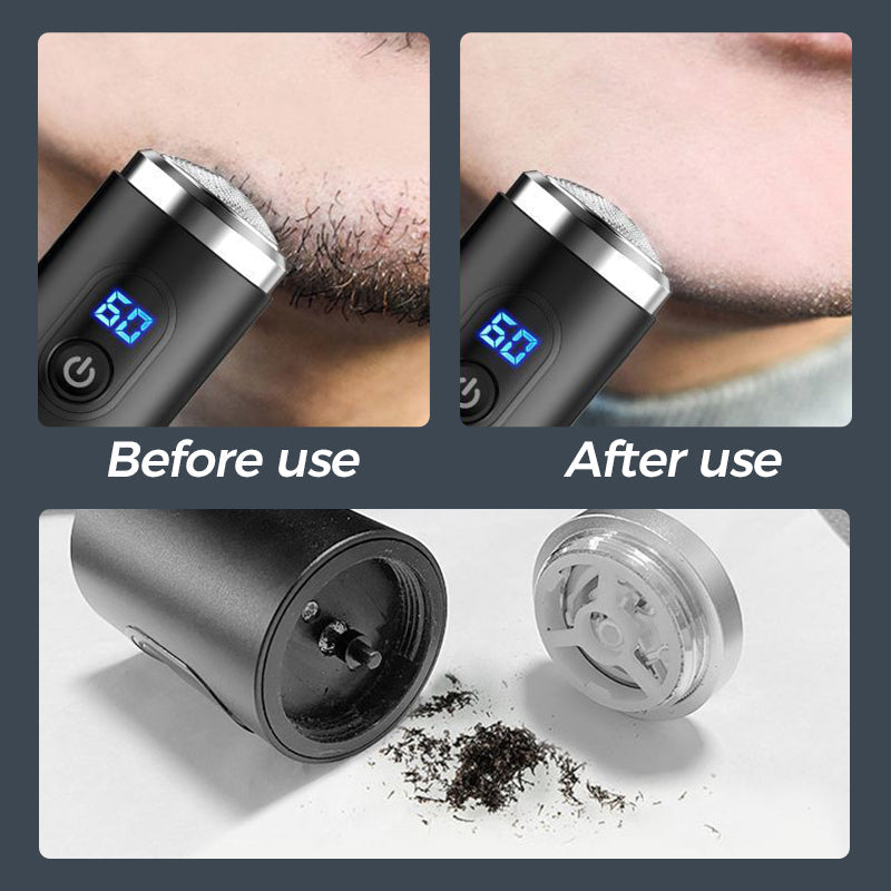 Mini rasoir portable rechargeable avec affichage numérique
