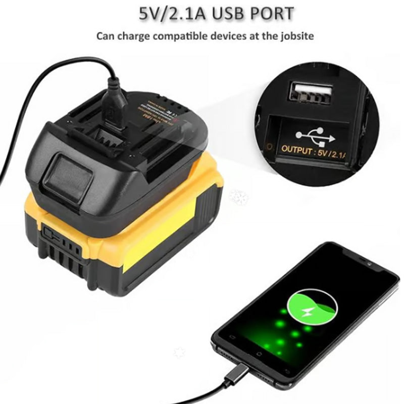 💎 50% DE RÉDUCTION ! 💎 Adaptateur de Batterie au Lithium pour Outils 18V – Universel, Compact & Prêt à l’Emploi 🔋⚡