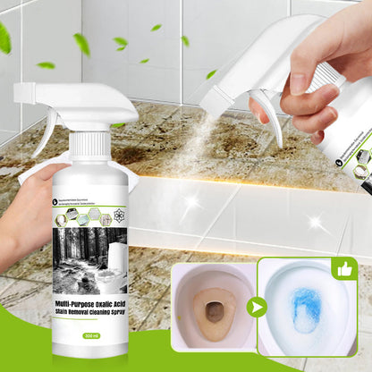 📢Achetez 3 et obtenez 2 gratuitement💥Spray de Nettoyage Multi-usages à l'Acide Oxalique pour Éliminer les Taches