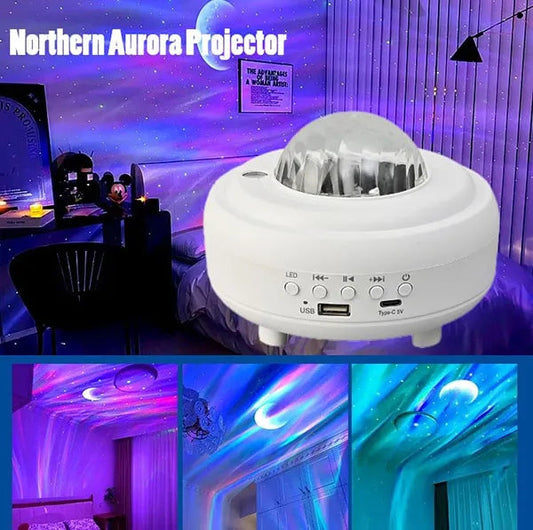 🌌50% DE RÉDUCTION!✨Projecteur d'Aurores Boréales – Profitez du Ciel Étoilé à la Maison✨