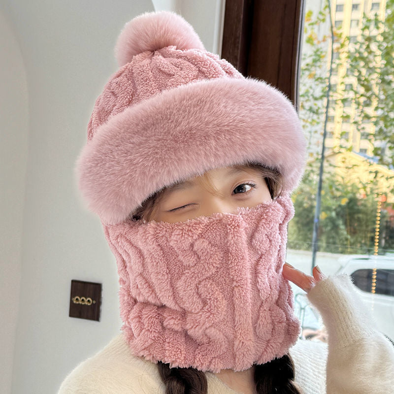 🐏2024 Nouveau bonnet d'hiver en laine chaude et épaisse, pour un hiver à la mode et chaud