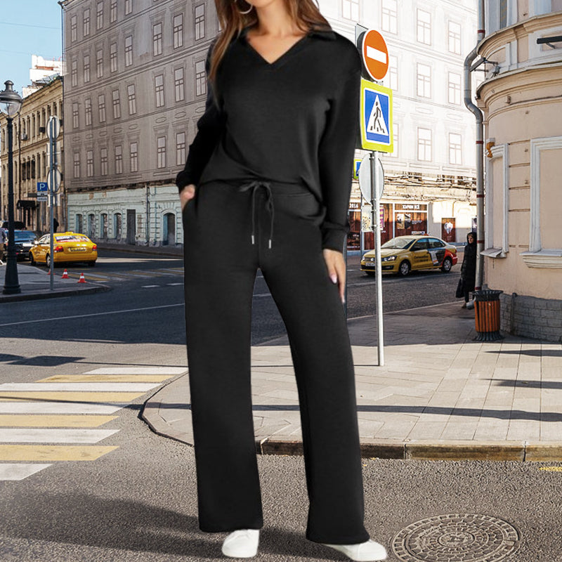 👚🏃‍♀️Ensemble sportif décontracté deux pièces pour femme - doux, confortable et élégant, parfait pour le yoga ou pour un usage quotidien🌸📦