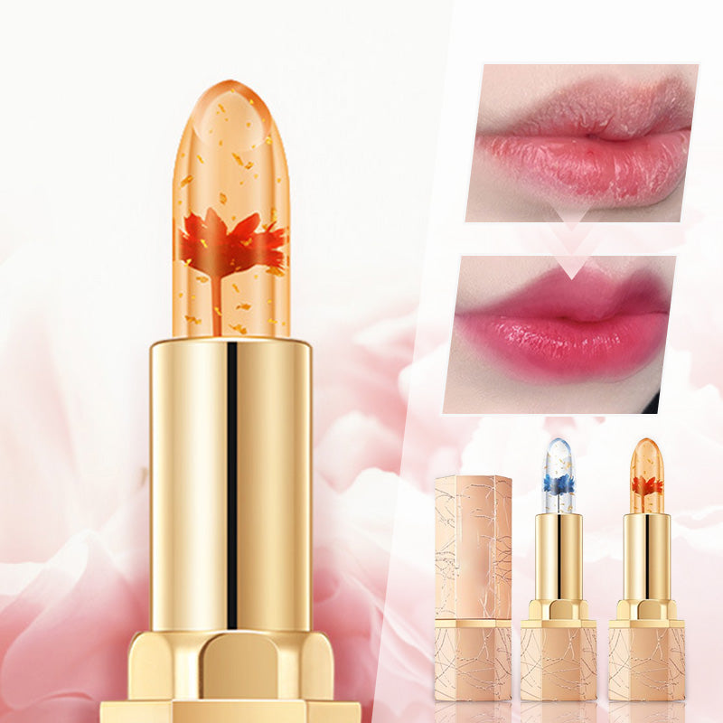 👄Prix réduit pour une durée limitée🌟Rouge à lèvres thermostatique Crystal Flower qui change de couleur