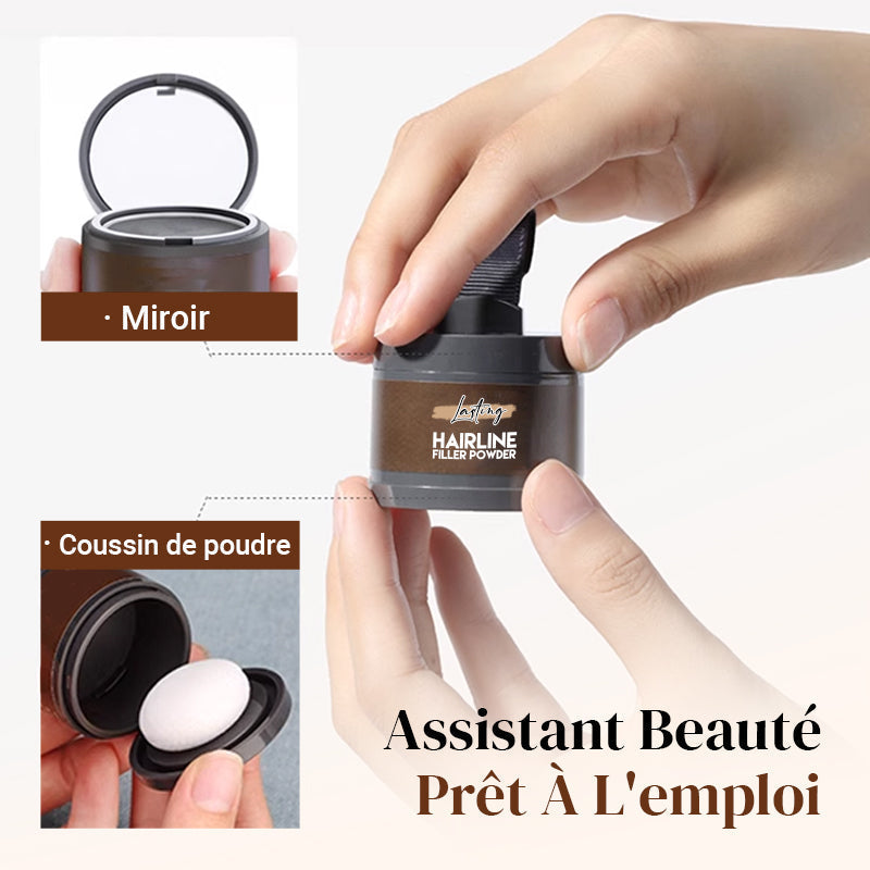 ⏳Réduction limitée de 50%💥Poudre Densifiante Durable pour Ligne de Cheveux（Prix d'origine 9,9 la bouteille）