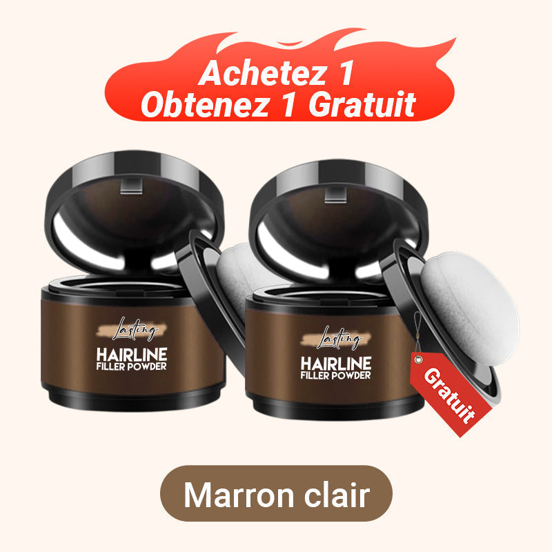 ⏳Réduction limitée de 50%💥Poudre Densifiante Durable pour Ligne de Cheveux（Prix d'origine 9,9 la bouteille）