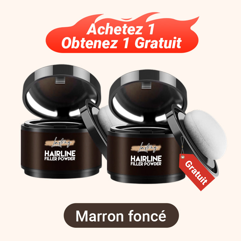 ⏳Réduction limitée de 50%💥Poudre Densifiante Durable pour Ligne de Cheveux（Prix d'origine 9,9 la bouteille）