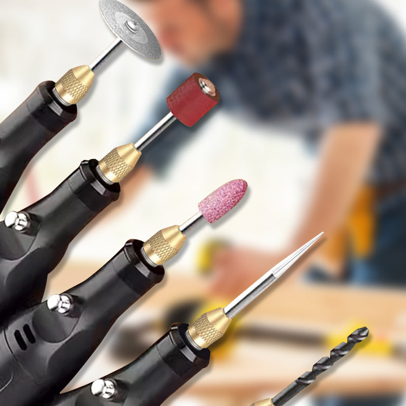 🔧50% DE RÉDUCTION!✨Mini Machine à Graver Portable Multifonctionnelle - 3-en-1 Gravure/Perçage/Polissage avec 3 Embouts pour Métal&Bois&Verre💎⚙️
