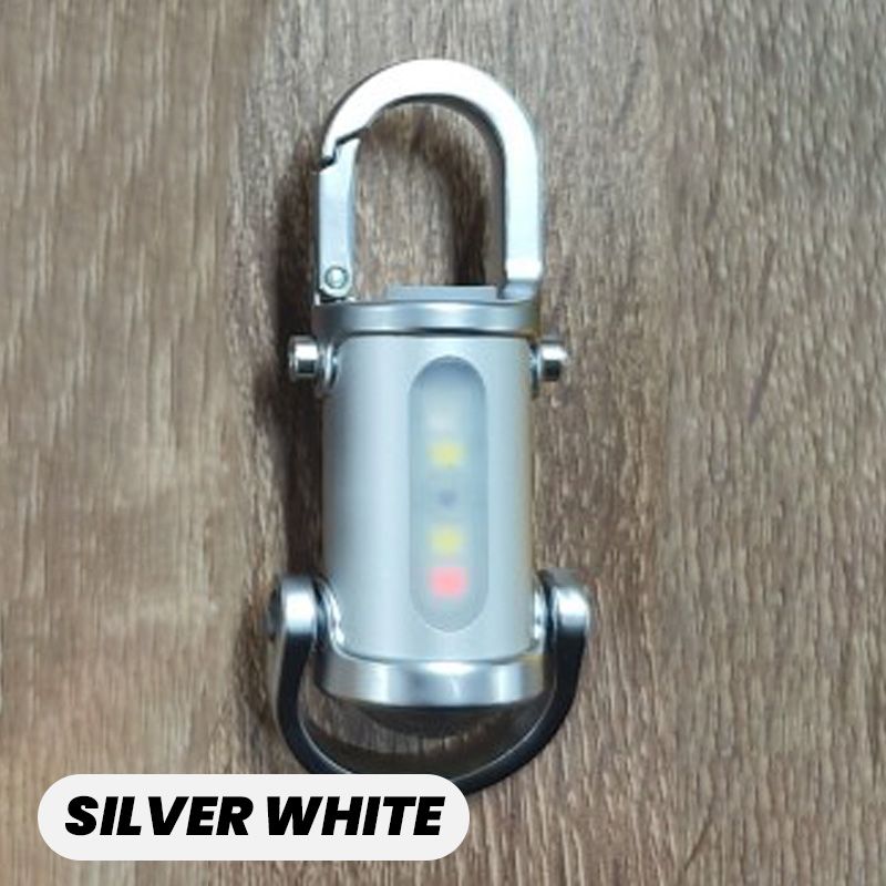 Mini lampe de poche porte-clés 1200 lm, étanche et ultra-lumineuse
