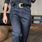 🔥Nouveau best-seller🔥Pantalon Tailleur Droit Décontracté Taille Haute pour Femmes