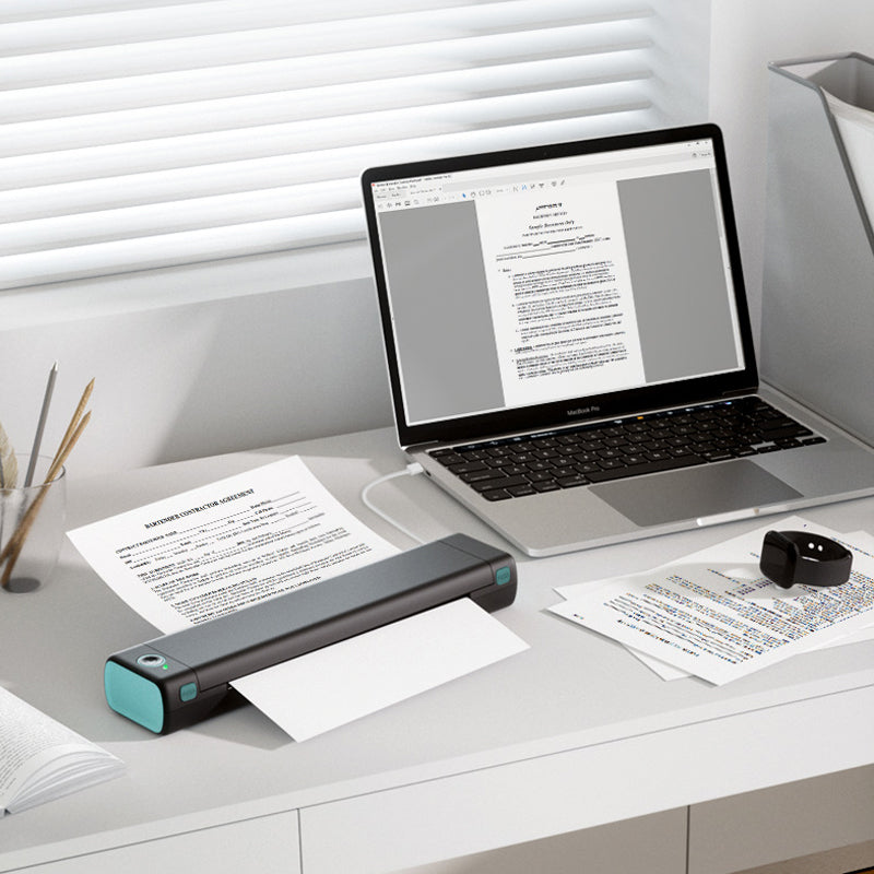 💐55% DE RÉDUCTION ! 🔥Imprimante thermique Bluetooth portable D810🖨️📱
