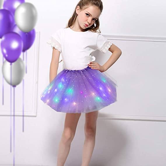 👗 68% DE RÉDUCTION ! ✨ Jupe Tutu LED Magique - Illumination Éclatante avec 8 Modes Lumineux, Parfaite pour Fêtes/Déguisements/Photos 💃🎉