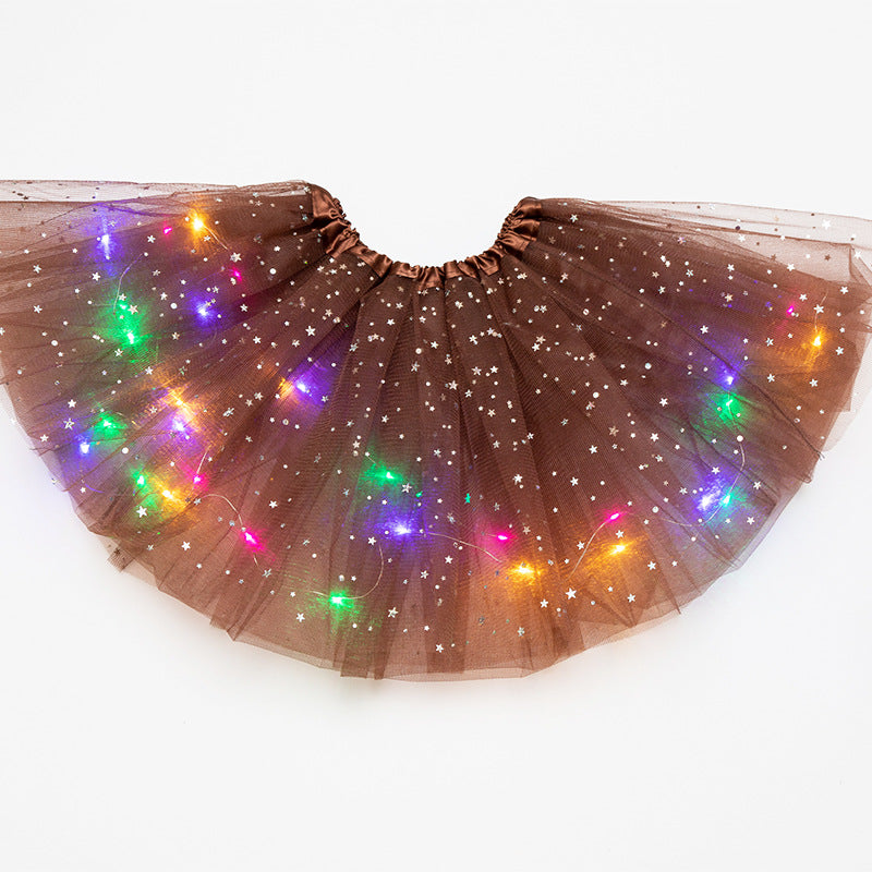 👗 68% DE RÉDUCTION ! ✨ Jupe Tutu LED Magique - Illumination Éclatante avec 8 Modes Lumineux, Parfaite pour Fêtes/Déguisements/Photos 💃🎉