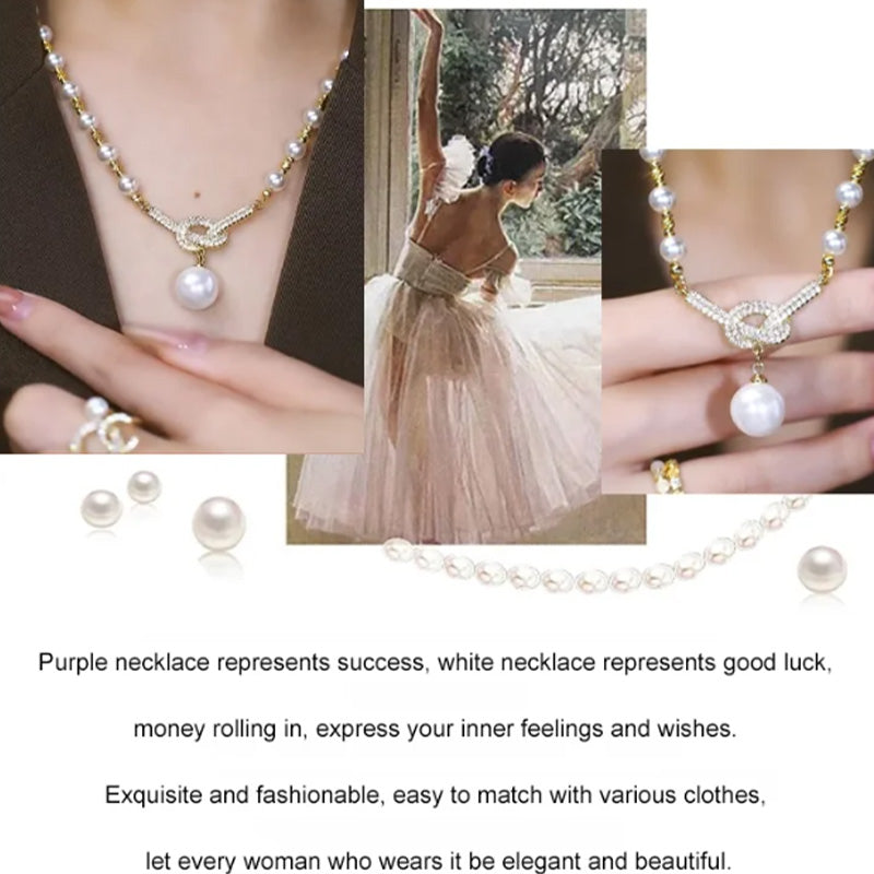 📿Collier de perles élégant pour femmes✨️
