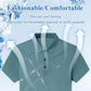 👔Chemise Homme en Tissu Technique ❄️ Fraîcheur Glacée, Respiration Optimale, Léger & Anti-Taches pour l'Été 📢