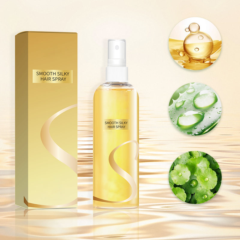 Spray d'Huile Capillaire Sans Rinçage – Lissage, Brillance Longue Durée