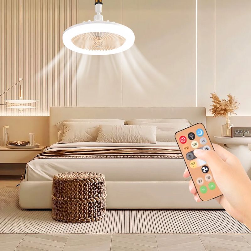 Ventilateur de plafond aromathérapie avec lumière et télécommande