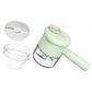 🥗 50% DE RÉDUCTION! 🔪 Hachoir & Trancheur Électrique Rechargeable – Lames précises, polyvalent & compact – Idéal pour légumes, salades et préparations rapides ⚡