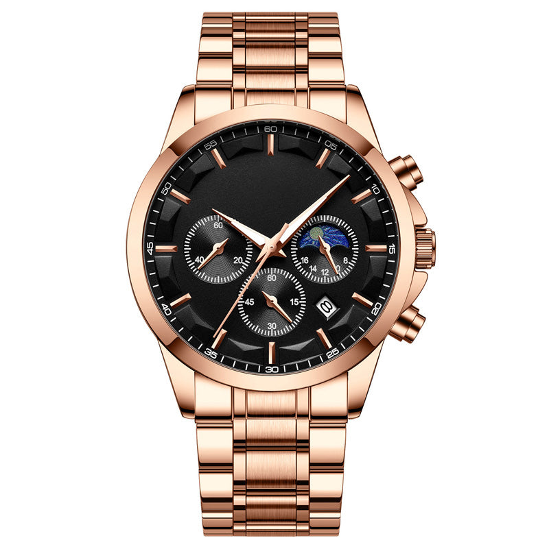 🎁🔥2025 ventes chaudes🔥⌚Montre à quartz en acier inoxydable pour hommes