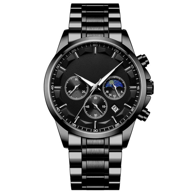 🎁🔥2025 ventes chaudes🔥⌚Montre à quartz en acier inoxydable pour hommes