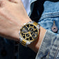 ⌚Montre-bracelet d'affaires en acier inoxydable pour hommes