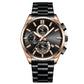 ⌚Montre-bracelet d'affaires en acier inoxydable pour hommes