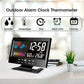 ⏰Promotion du dernier jour 50%🔥Moniteur numérique de température et d'humidité à LED prévisions météo compteur à LED réveil