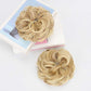Perruque chignon synthétique volumineuse avec pince réglable