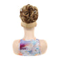 Perruque chignon synthétique volumineuse avec pince réglable