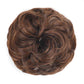 Perruque chignon synthétique volumineuse avec pince réglable