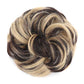 Perruque chignon synthétique volumineuse avec pince réglable