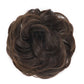 Perruque chignon synthétique volumineuse avec pince réglable