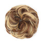 Perruque chignon synthétique volumineuse avec pince réglable
