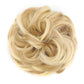 Perruque chignon synthétique volumineuse avec pince réglable